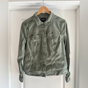 Liverpool Olive Moss Jean Jacket medium
